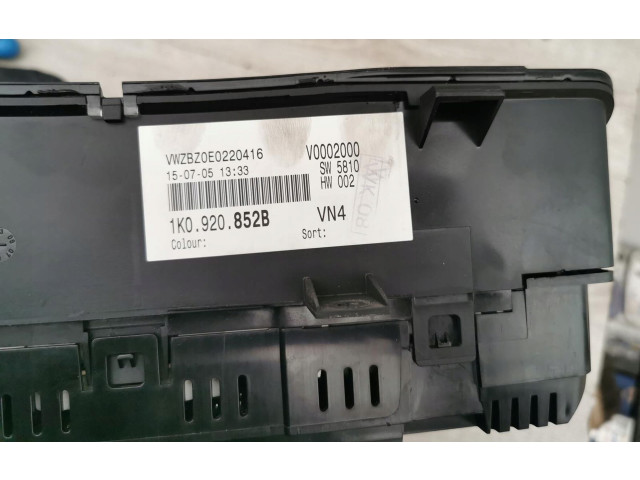 Панель приборов 1K0920852B Volkswagen Jetta V