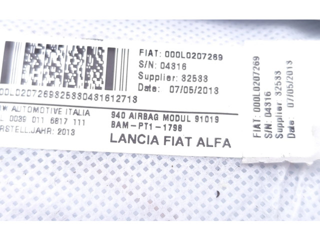 Подушка безопасности в сиденье 000L0207269 Alfa Romeo Alfetta