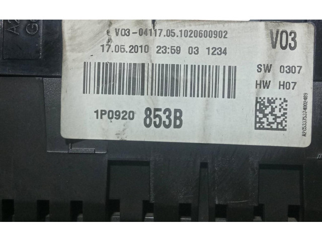 Přístrojová deska  Seat Altea XL 2010 1P0920853B  