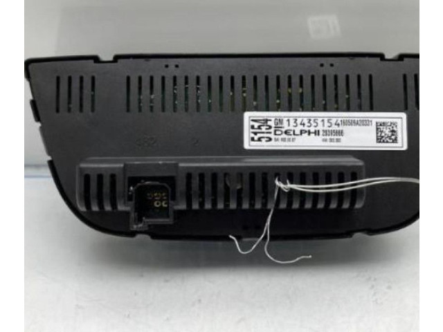 Блок управления климат-контролем 13441784 Opel Meriva B