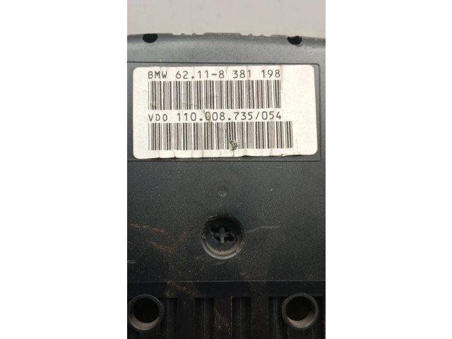 Přístrojová deska BMW 5 E39 1997 62118381198, 110008735054