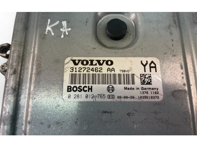 Блок управления двигателем Блок управления 31272462AA, 0281012765   Volvo V70