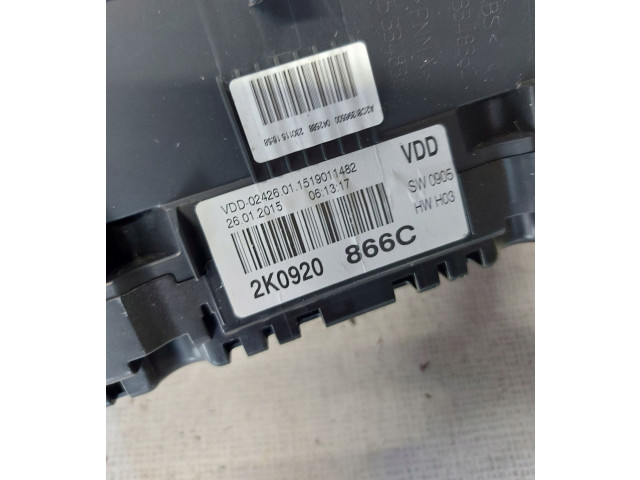 Přístrojová deska Volkswagen Caddy 2015 2K0920866C