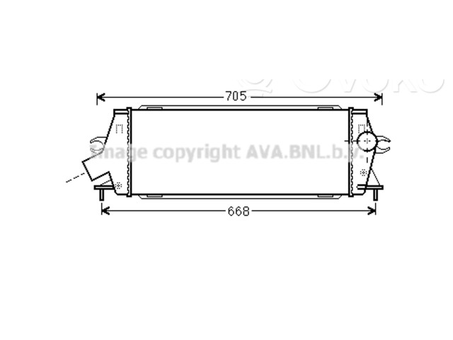 Интеркулер 8200411160, 8200411160 Renault Trafic II (X83)