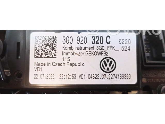 Pojistková skříňka 3G0920320C Volkswagen Tiguan Allspace 2022