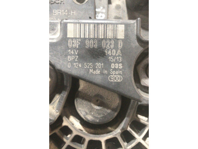 Генератор 03F903023D, 03F903023D Skoda Yeti (5L)