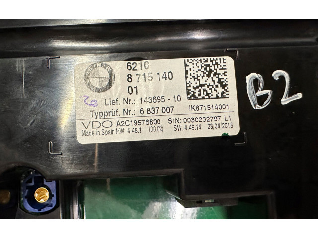 Přístrojová deska BMW X2 F39 2018 8715140