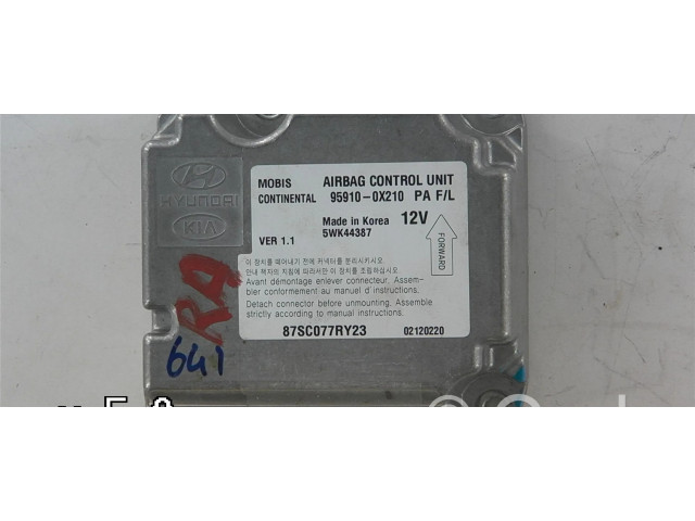Блок подушек безопасности 95910-0X210 Hyundai i10