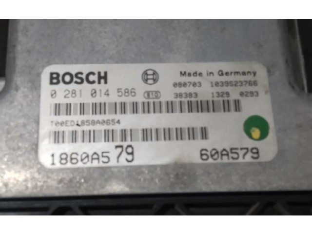 Блок управления двигателя 1860A579, 0281014586   Mitsubishi Lancer Evolution