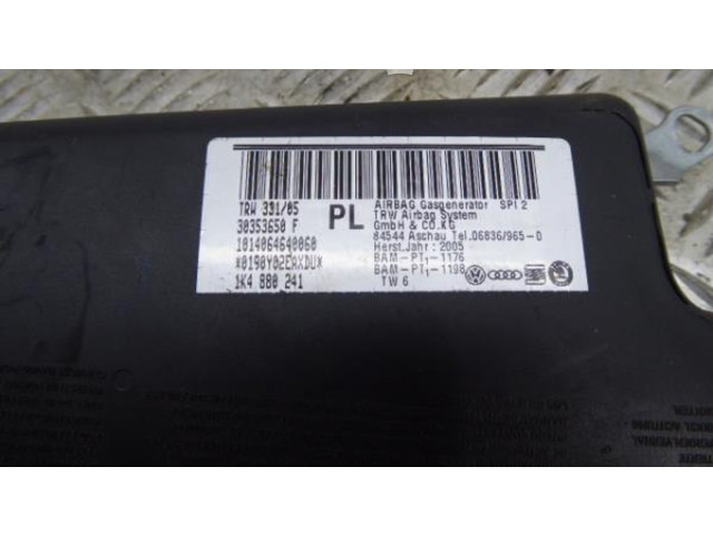 Подушка безопасности в сиденье 1K4, 241 Skoda Octavia Mk2 (1Z)