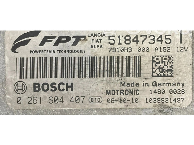Řídící jednotka 0261S04407, 0261S04407 Alfa Romeo Mito 2008