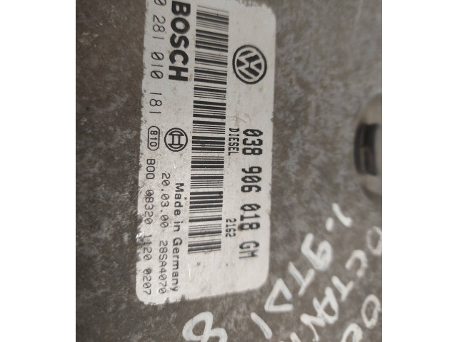 Блок управления двигателя 038906018GM, 0281010181 Volkswagen Golf IV