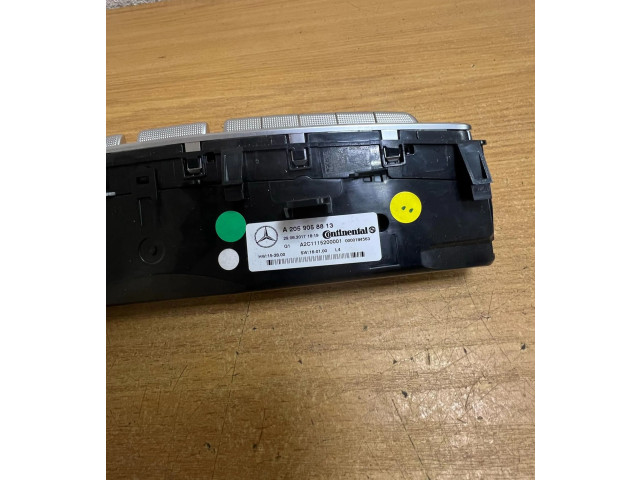 Блок управления климат-контролем A2059058813, A2C1115200001   Mercedes-Benz GLC X253 C253