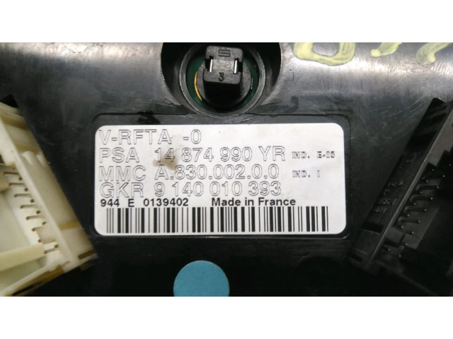 Блок управления климат-контролем 14874990   Citroen C8