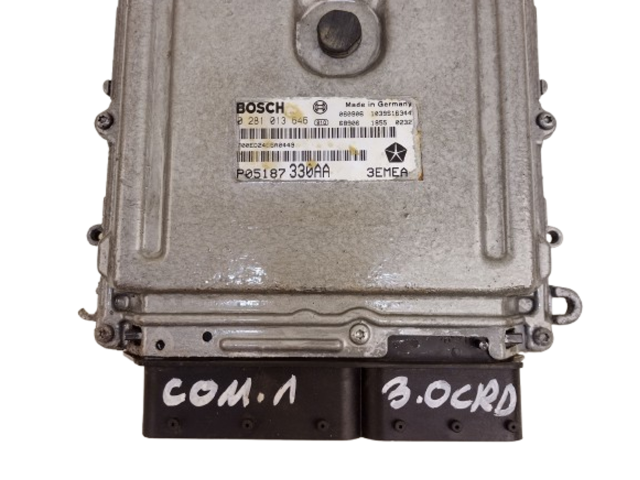 Блок управления двигателем Блок управления P05187330AA, 0281013646 Jeep Commander