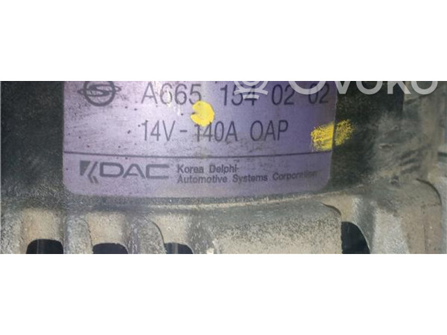 Генератор A6651540202, A6651540202 SsangYong Kyron