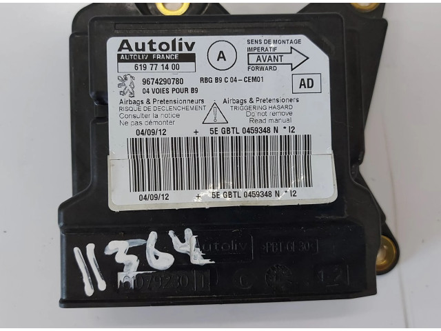 Блок подушек безопасности 9674290780, 619771400 Citroen Berlingo