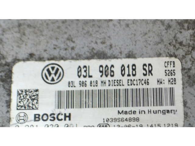 Блок управления двигателя 1039S64898, 03L906018MH Skoda Superb B6 (3T)