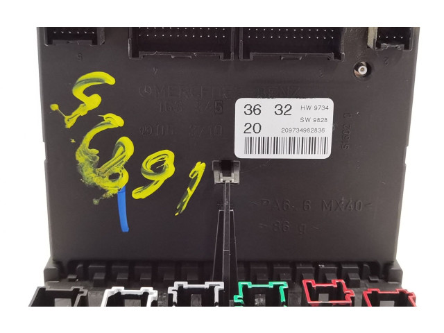 Pojistková skříňka Řídící jednotka BSM 1635453632, 05371020 Mercedes-Benz ML AMG W164 1998