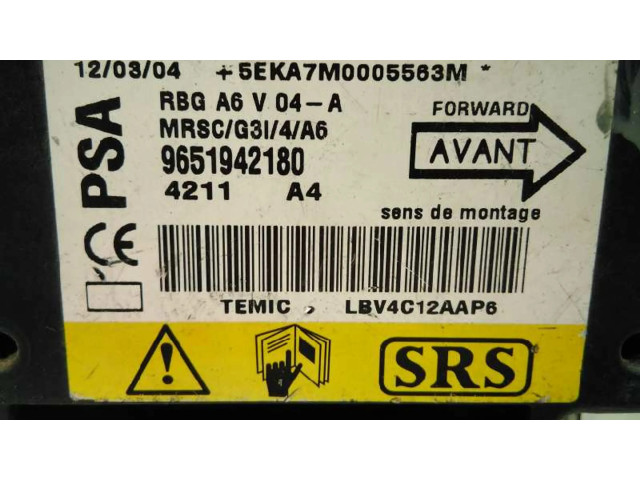 Блок подушек безопасности 9651942180, 48579   Citroen C2