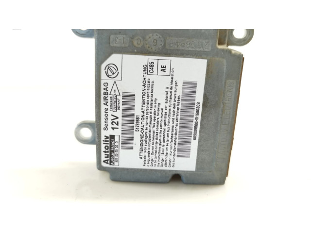 Блок подушек безопасности 609009500D, 51789681 Lancia Ypsilon