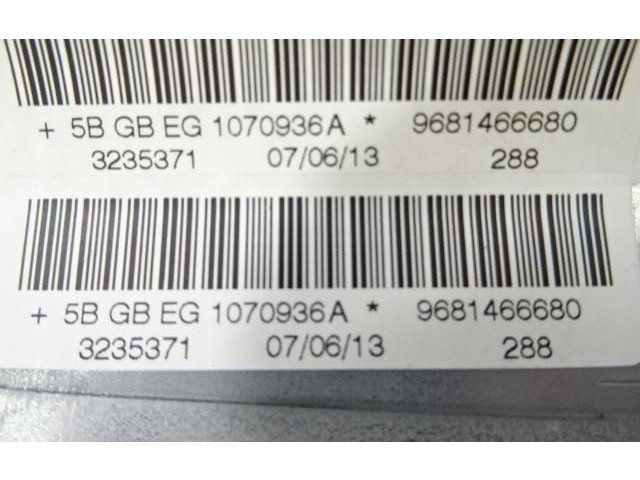 Vstřikovací lišta 9681466680 Peugeot RCZ