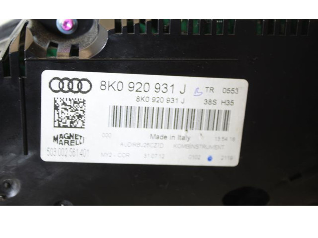Панель приборов 8K0920931J, 8K0920931J   Audi A4 Allroad       