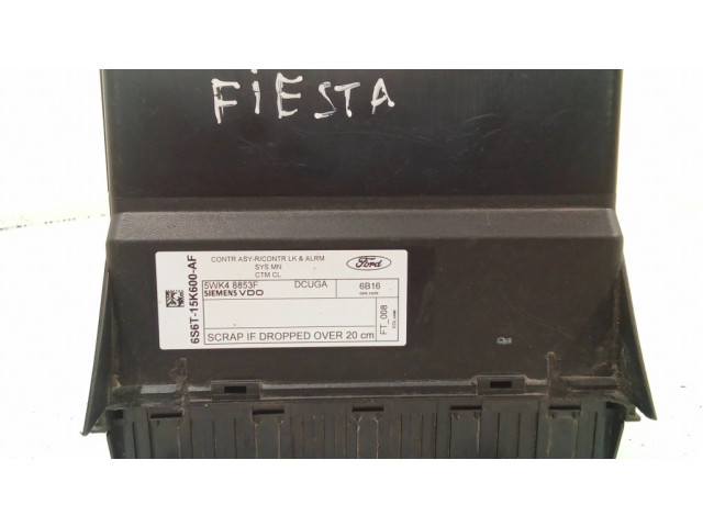 Блок комфорта 6s6t15k600af, 5wk48853f Ford Fiesta