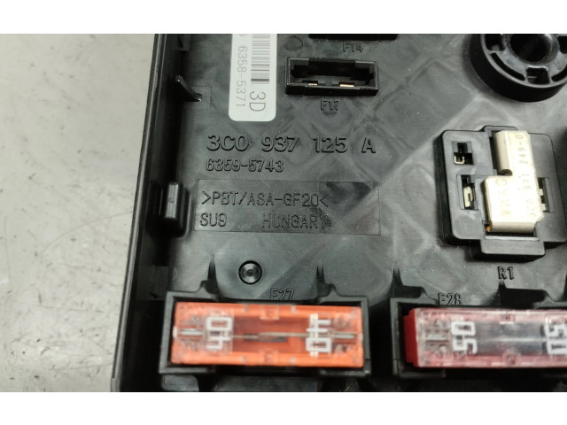 Pojistková skříňka Řídící jednotka BSM 3C0937125A Volkswagen Tiguan 2016