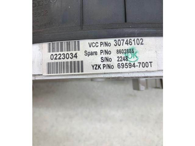 Панель приборов 30746102, 69594700T Volvo S80