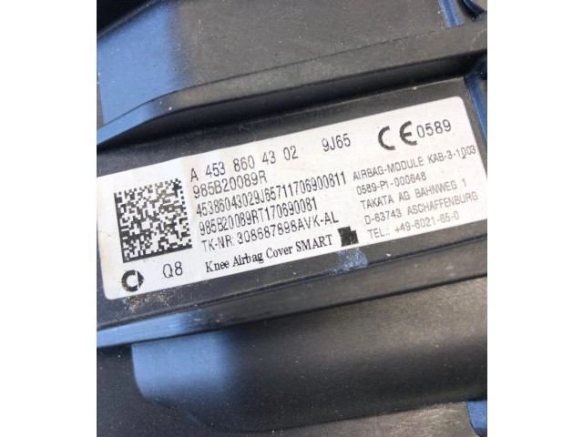 Подушка безопасности для колен A4538604302 Smart ForFour II W453