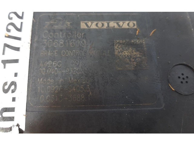 Блок АБС 30681619   Volvo  XC60  2009 - 2013 года