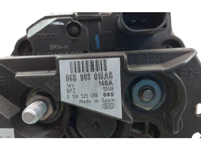Генератор 06B903016AB, 0124525088 Audi A3 S3 8P