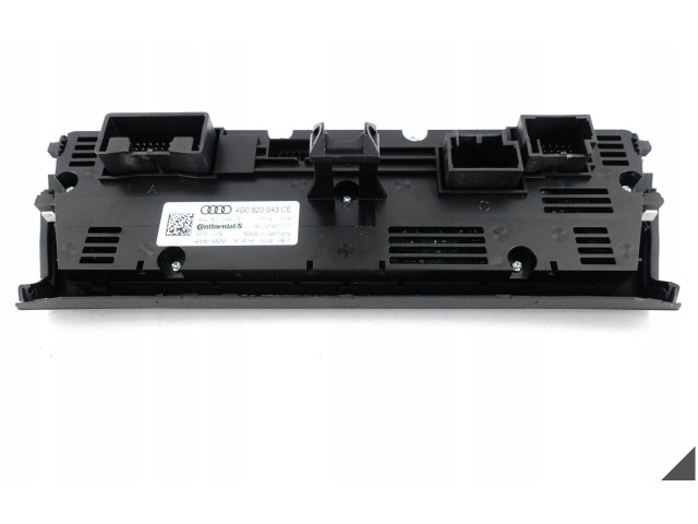 Блок управления климат-контролем 4G0820043CE, 140KW Audi A6 S6 C7 4G