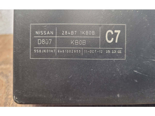 Vstřikovač 284B71KB0B, 9461002955 Nissan Juke I F15 k9k