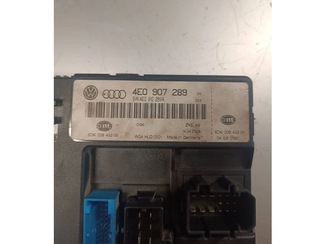 Блок комфорта 4E0907289, 5DK00843206 Audi A8 S8 D3 4E