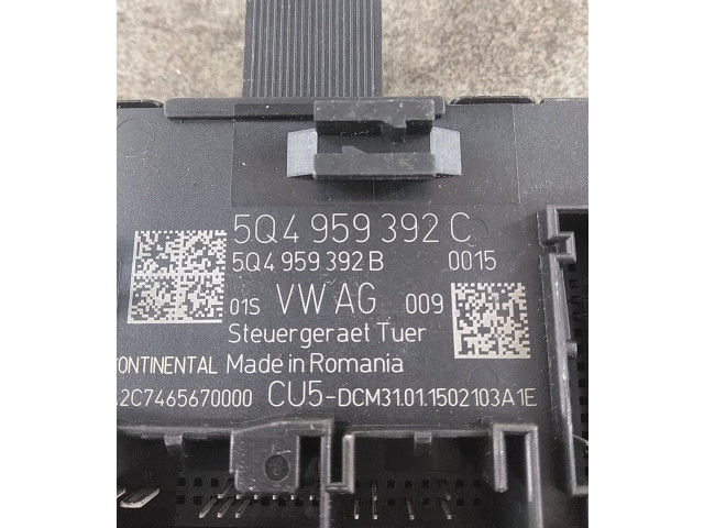 Блок комфорта 5Q4959392C, 5Q4959392C Volkswagen Golf VI