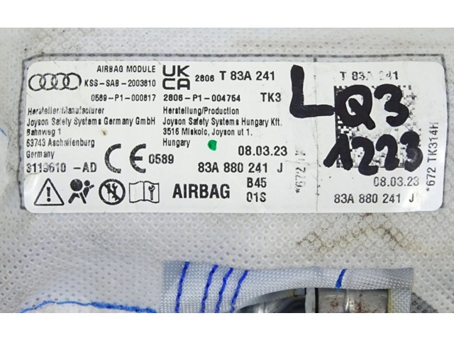 Подушка безопасности в сиденье 83A880241J Audi Q3 F3
