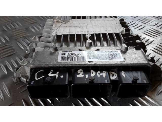 Блок управления двигателя 5WS40341DT, HW9655534080   Citroen C4 I