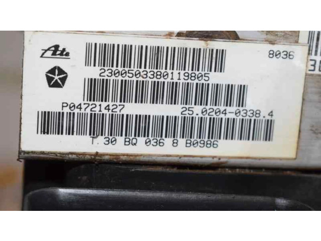 Jednotka ABS P04721427, 4882648 Chrysler Grand Voyager II 1989