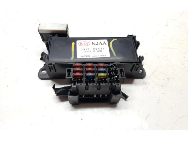 Pojistková skříňka 0K2AA67580D, 0K2AA67580D KIA Shuma 2000