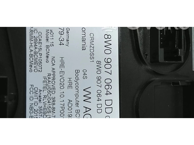 Pojistková skříňka Řídící jednotka BSM 8W0907064DD, 8W0907064AA Audi Q7 4M 2018