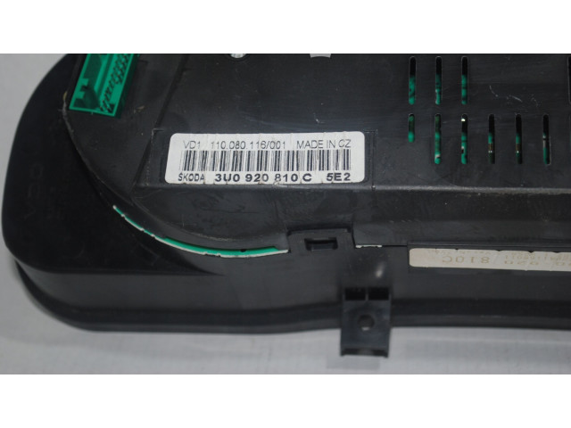Панель приборов 3U0920810C Skoda Superb B5 (3U)