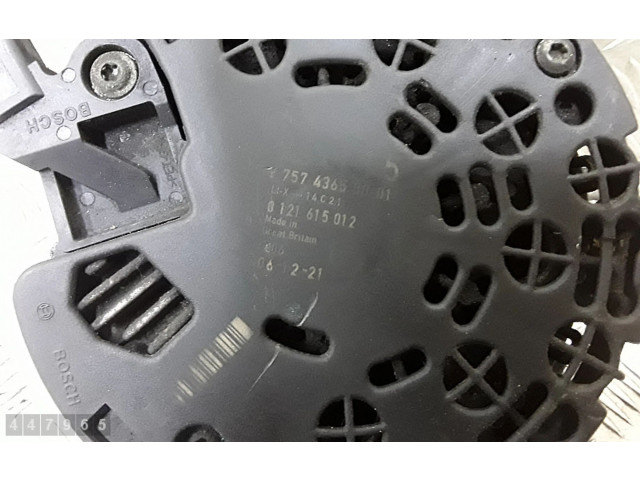 Генератор 0121615012   Mini Cooper Hatch Hardtop      