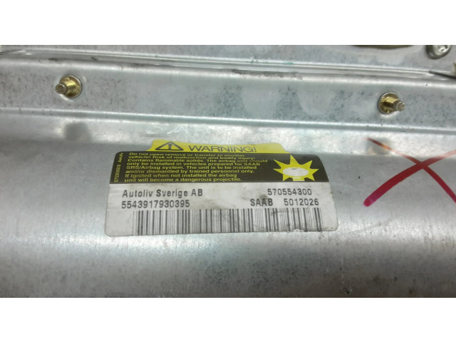 Подушка безопасности пассажира 570554300 Saab 9-3 Ver1