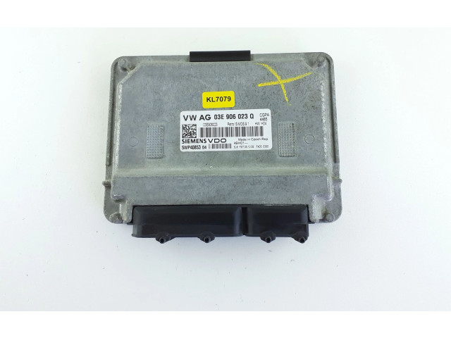 Блок управления двигателя 03E906023Q, KL7079   Skoda Fabia Mk2 (5J)