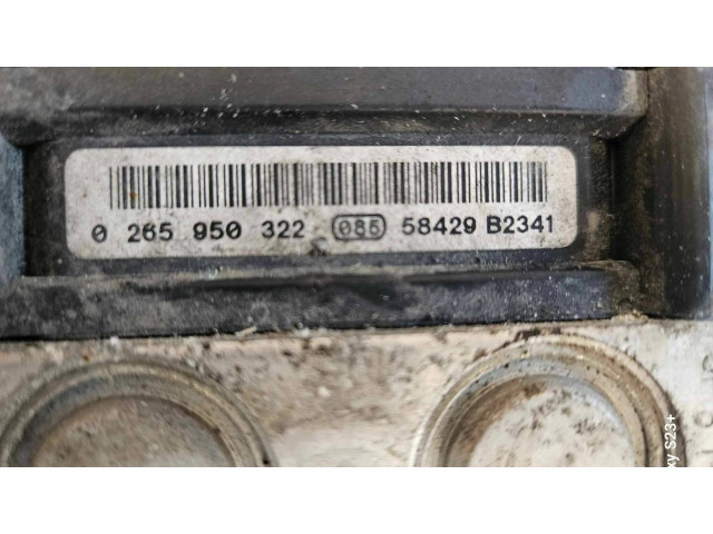 Блок АБС 0265950322, 58429B2341 Mercedes-Benz A W169 2004-2012 года