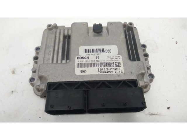 Блок управления двигателя 3911327487, 0281014568   KIA Carens II