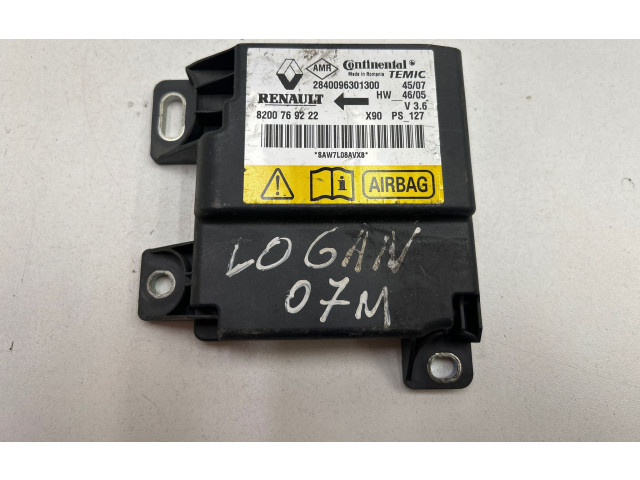 Блок подушек безопасности 8200769222, 2840096301300   Dacia Logan I