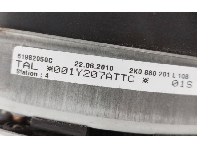 Подушка безопасности водителя 2K0880201L, 61982050C   Volkswagen Caddy